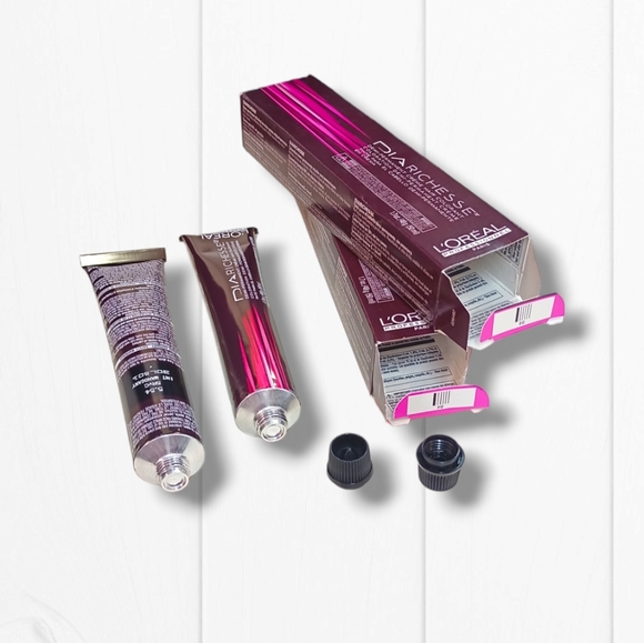 L'Oreal Professionnel DIARichesse 2 Tubes Ammonia-Free 5RVC Intense  Mahogany - Picture 13 of 16